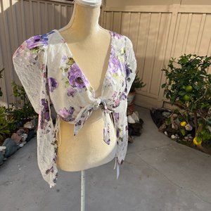 NWT For Love and Lemons Wildflower top